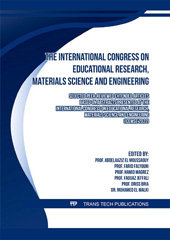 E-book, The International Congress on Educational Research, Materials Science and Engineering, Trans Tech Publications Ltd