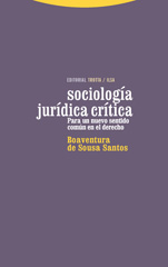 E-book, Sociología jurídica crítica : Para un nuevo sentido común del derecho, Santos, Boaventura, Trotta