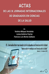E-book, Actas de las IX Jornadas Internacionales de Graduados en Ciencias de la Salud : Innovación tecnológica en Ciencias de la Salud, Universidad de Almería
