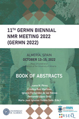 E-book, 11TH GERMN BIENNIAL NMR MEETING 2022, Universidad de Almería