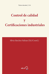 eBook, Control de calidad y Certificaciones industriales, Universidad de Almería