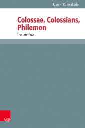 E-book, Colossae, Colossians, Philemon : The Interface, Vandenhoeck & Ruprecht