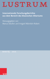 m, Lustrum Band 63 - 2021, Vandenhoeck & Ruprecht