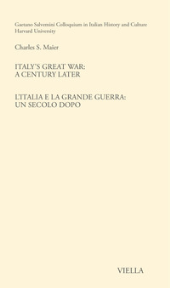 E-book, Italy's Great War : a century later / L'Italia e la Grande Guerra : un secolo dopo, Maier, Charles S., Viella