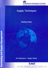 eBook, Supply Techniques. : Reading Paper from the Supply Management Institute's series Purchasing and Supply Management., Verlag Wissenschaft & Praxis