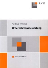 eBook, Unternehmensbewertung., Tewinkel, Andreas, Verlag Wissenschaft & Praxis