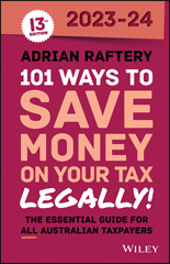 eBook, 101 Ways to Save Money on Your Tax - Legally! 2023-2024, Wiley