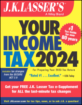 eBook, J.K. Lasser's Your Income Tax 2024 : For Preparing Your 2023 Tax Return, Wiley