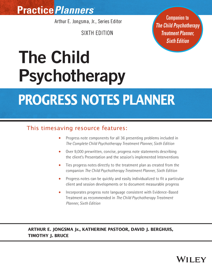 eBook, The Child Psychotherapy Progress Notes Planner, John Wiley & Sons