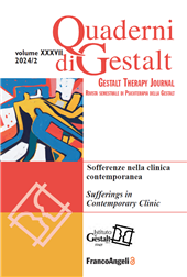 Fascicolo, Quaderni di Gestalt : rivista semestrale di psicoterapia della Gestalt : 2, 2024, Franco Angeli