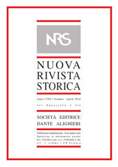 Issue, Nuova rivista storica : CVIII, 1, 2024, Società editrice Dante Alighieri