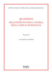 E-book, Quaderni dell'Istituto per la Storia della Chiesa di Bologna : vol. 1, Bologna University Press