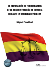 eBook, La depuración de funcionarios de la Administración de Justicia durante la Segunda República, Pino Abad, Miguel, Dykinson