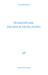 eBook, Shakespeare, profesor de filosofía, Alcoriza, Javier, Dykinson