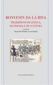 eBook, Bonvesin da la Riva : tradizioni di lingua, di poesia e di cultura, Longo editore