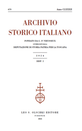 Fascicolo, Archivio storico italiano : 679, 1, 2024, L.S. Olschki