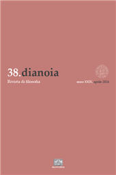 Heft, Dianoia : rivista di filosofia : 38, 1, 2024, Enrico Mucchi Editore