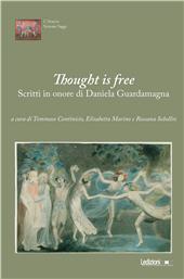 E-book, Thought is free : scritti in onore di Daniela Guardamagna, Ledizioni