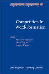 eBook, Competition in Word-Formation, John Benjamins Publishing Company