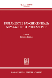eBook, Parlamenti e banche centrali : separazione o interazione?, G. Giappichelli