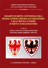 E-book, Lineamenti di diritto costituzionale della Regione autonoma Trentino-Alto Adige/Südtirol e delle province autonome di Trento e di Bolzano/Südtirol, G. Giappichelli