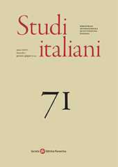 Fascicolo, Studi italiani : 71, 1, 2024, Società editrice fiorentina