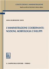 E-book, L'amministrazione coordinante : nozioni, morfologia e sviluppi, G. Giappichelli