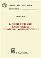 eBook, La salute degli altri : giustificazione e limiti degli obblighi vaccinali, G. Giappichelli