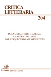 Heft, Critica letteraria : 204, 3, 2024, Paolo Loffredo iniziative editoriali