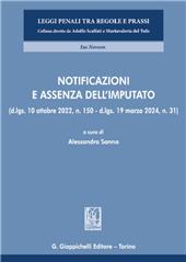 eBook, Notificazioni e assenza dell'imputato : (d.lgs. 10 ottobre 2022, n. 150 - d.lgs. 19 marzo 2024, n. 31), G. Giappichelli