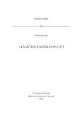 E-book, Byzantine Easter Computi, Acerbi, Fabio, Biblioteca apostolica vaticana