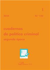 Fascicule, Cuadernos de Política Criminal : 142, I, 2024, Dykinson