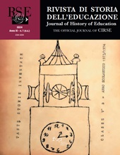 Fascículo, Rivista di storia dell'educazione = Journal of history of education : the official journal of CIRSE : XI, 1, 2024, Firenze University Press