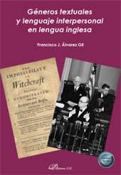 E-book, Géneros textuales y lenguaje interpersonal en lengua inglesa, Álvarez Gil, Francisco J., Dykinson