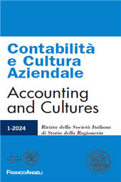 Issue, Contabilità e cultura aziendale : rivista della Società Italiana di Storia della Ragioneria : XXIV, 1, 2024, Franco Angeli