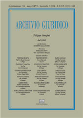 Heft, Archivio giuridico Filippo Serafini : CLVI, 2, 2024, Enrico Mucchi Editore