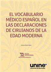 E-book, El vocabulario médico español en las declaraciones de cirujanos de la Edad Moderna, Tirant lo Blanch