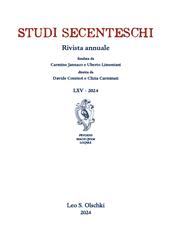 Article, «Parole restituite all'esser loro di prima» : qualche novità per la biblioteca di Alessandro Tassoni, L.S. Olschki