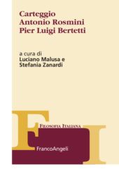 E-book, Carteggio Antonio Rosmini Pier Luigi Bertetti, FrancoAngeli