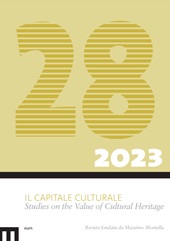 Fascículo, Il capitale culturale : studies on the value of cultural heritage : 28, 1, 2024, EUM-Edizioni Università di Macerata