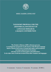 E-book, Taxonomy proposal for the (historical) sociology of language research : a Basque contribution, Iberoamericana Editorial Vervuert