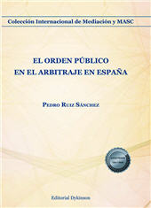 E-book, El orden público en el arbitraje en España, Dykinson