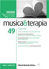 Fascículo, Musica&Terapia : 49, 1, 2024, Libreria musicale italiana