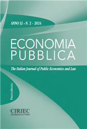 Fascicule, Economia pubblica : LI, 2, 2024, Franco Angeli