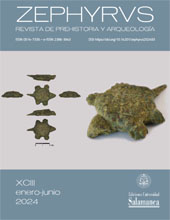 Fascículo, Zephyrus : revista de prehistoria y arqueología : XCIII, 1, 2024, Ediciones Universidad de Salamanca