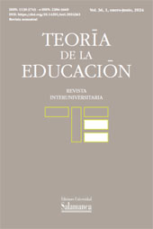 Fascículo, Teoría de la Educación : Revista Interuniversitaria : 36, 1, 2024, Ediciones Universidad de Salamanca