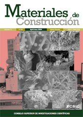 Issue, Materiales de construcción : 74, 354, 2, 2024, CSIC, Consejo Superior de Investigaciones Científicas