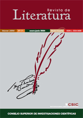 Issue, Revista de literatura : LXXXVI, 171, 1, 2024, CSIC, Consejo Superior de Investigaciones Científicas