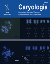 Fascicule, Caryologia : international journal of cytology, cytosystematics and cytogenetics : 77, 2, 2024, Firenze University Press