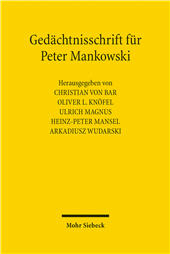 E-book, Gedächtnisschrift für Peter Mankowski, Mohr Siebeck